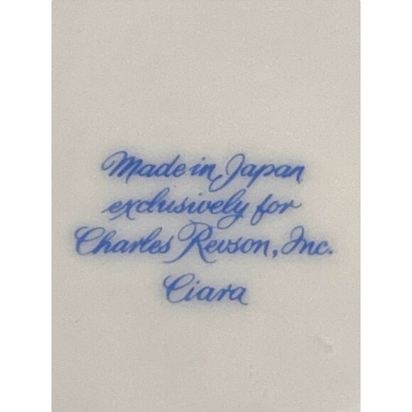 Vintage Charles Revson Ciara Porcelain Trinket Dish – Made in Japan – Butterfly - Picture 8 of 8